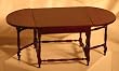 Mahogany Drop Leaf Table Dollhouse Miniature