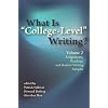 What Is "College-Level" Writing? Volume 2: Assignments, Readings, and Student Writing Samples