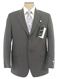 Review Ralph Lauren  / Ralph Lauren Mens Single Breasted 2 Button Gray Pinstripe Wool Suit - Size 46L