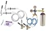 Kegco Standard Two Keg Door Mount Kegerator Beer Tap Conversion Kit with 5 lb. Co2 Tank
