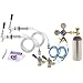 Kegco Standard Two Keg Door Mount Kegerator Beer Tap Conversion Kit with 5 lb. Co2 Tank