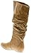 Soda Womens Tail Classic Soft Slouchy Flat To Low Heel Knee High Boots