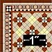 Victorian Tile Dollhouse Wallpaper