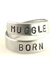 Muggle Born - Harry Potter Inspired Quote Ring- Aluminum Twist Ring
