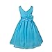 TIAOBU Girls Party Dress Wedding Bridesmaid Pageant Chiffon Flower Dresses