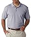 Hanes-7 oz Cotton Pique Men's Polo Shirt~Light Steel~Adult-MD