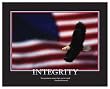Patriotic - Integrity, Motivational Poster