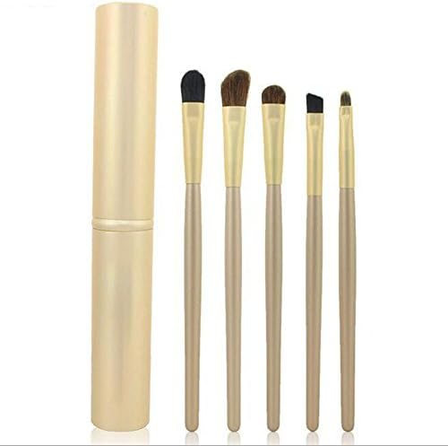 5 Piece Eye Makeup Brush Kit - Soft Bristles and Easy to Carry - Professional Eyeshadow Brush Makeup Kit - Full Set of Eye Brushes