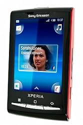 Sony Ericsson XPERIA X10 Mini E10i Unlocked Smartphone with 5 MP Camera, Android OS, GPS, Wi-Fi and Bluetooth--International Version with Warranty (Black/Red)