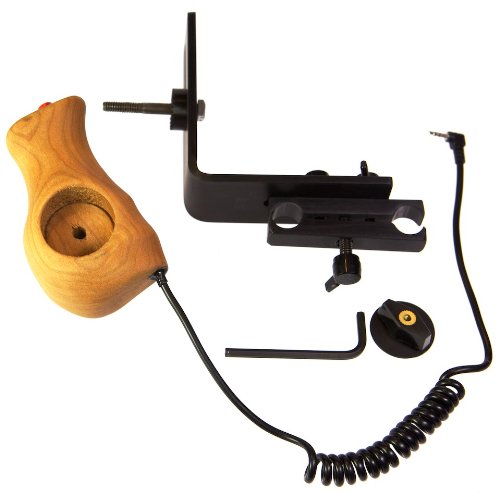 Panasonic Af100 wooden start stop handle rail mount in cherry