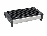 Brabantia Food Warmer, 2 Burner, Matt Steel with Black Grille