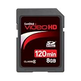 Sandisk 8GB Video HD SDHC Card - Retail Pack