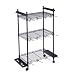 Organized Fishing Tackle Trolley Rolling Wire Rack