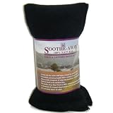 Hot Wheat Bag - Herbal Lavender Fragrance - Hot & Cold Pack Fleece, Black