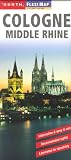 Cologne Köln (Germany) 1:17,500 & Middle Rhine Region 1:330,000 FlexiMap KUNTH