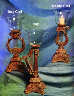 Musical Votive Holder Treble Clef
