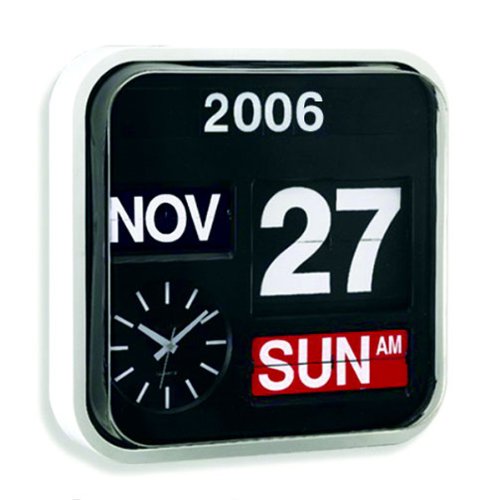 Large Number Wall Hanging Flip Clock / Calendar