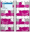 Neo Pink - Apple iPod nano 2G (2nd Generation) 2GB/ 4GB/ 8GB Protector Skin Decals - Faceplate Stickers