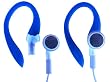Blue EARBUDi Clips on and off Your Apple iPod® or iPhone® Earbuds - and Turns Them Into Running Headphones. Soft Over-The-Ear Design with Earbud Tilt & Rotation - Provide a Custom Comfortable Fit. EARBUDi's Simply Hold Your Apple Earbuds in Place for Any Activity From Gardening to Running.