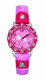 Lulu Castagnette - 38583 - Montre Fille - Quartz Analogique - Cadran Rose - Bracelet Cuir Rose