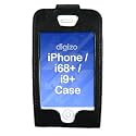 Soft Leather Case Black Pouch Skin with Belt Clip and Kick Stand - for Apple iPhone 3G iPod Touch i68, i68+, i9, i9+