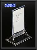 5 x Hinweisschild 5,5 x 9 cm - Angebotstafel Speisekartenhalter Werbetafel Tischst�nder Men�kartenhalter Schild Tafel Kartenhalter St�nder Angebotsst�nder Tischangebot Tischtafel Werbeschild Werbest�nder Werbetafel ideal f�r Werbung und Angebote Namensschild Empfang Fotost�nder Fotorahmen