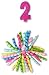 Mud Pie Baby-Girls Newborn Second Birthday 3-In-1 Bow, Multi Colored, One Size