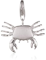 VINANI brand Germany 925 Sterling Silver Charm Pendant Cancer Crab matte/shiny HKRS