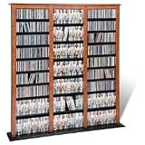 Triple Width Cherry Finish Barrister Media Storage Tower By Prepac Furniture by Prepac