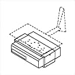 Peerless Ds 45S - Mounting Component ( Mount ) for Vcr Or DVD - Steel - Black