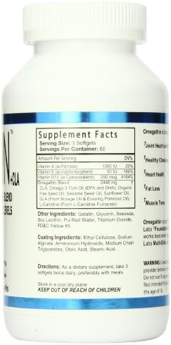 CTD Sports Omegathin, Stimulant Free Weight Loss Blend, 180 Softgels