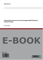 Contextual Commerce als neues Ertragsmodell für Special Interest Portale