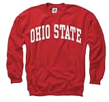 Ohio State Buckeyes Red Arch Crewneck Sweatshirt
