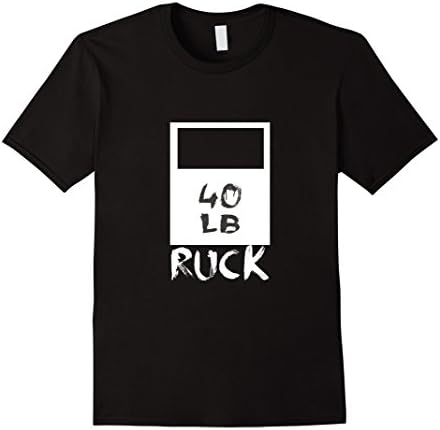 Men's Rucking Fitness Shirt 40 LB RUCK Plate Walking Running Hike XL Black