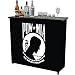 Trademark Pow Metal 2 Shelf Portable Bar Table With Carrying Case Trademark Pow Metal 2 Shelf Portable Bar Table With Carrying Case