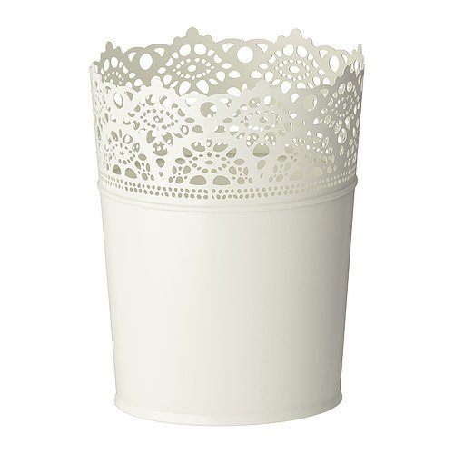Skurar Plant Pot, Off-white by IKEA