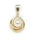 Akoya Pearl Pendant in 14K Yellow Gold