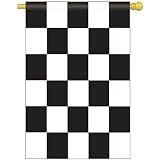 Checkered Banner Flag - Winner