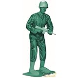 Adult Green Army Man Toy Costume