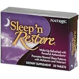 Natrol Sleep N Restore Tablets, 20-Count