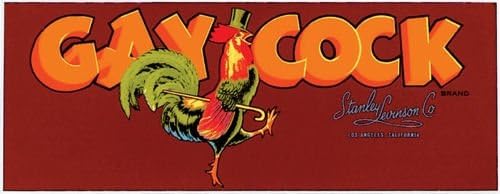 Gay Cock Porcelain Refrigerator Magnet