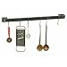 Enclume WR1-24-HS Premier 24-Inch Utensil Bar Wall Rack, Hammered Steel