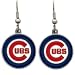 Chicago Cubs MLB Logo Dangle Earrings
