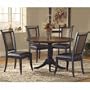 Hillsdale Norwood 5-Piece Dining Set - Black And Copper