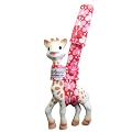 TutimNYC Sophie The Giraffe Toy Sitter Holder Clip Pink Butterfly