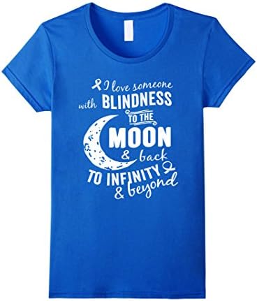 Women's Blindness Awareness Shirt For Women/Men/Kid XL Royal Blue