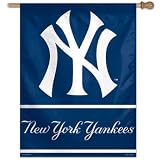 New York Yankees Blue NY Logo Flag or Banner
