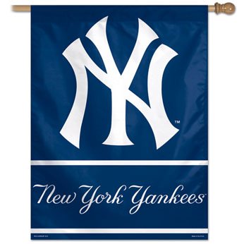 MLB New York Yankees 27-by-37-Inch Vertical Flag