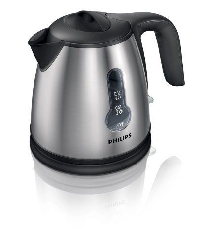 Philips HD4619/20 Min Wasserkocher 0.8 Liter, 900 Watt, Edelstahl Philips HD4619/20 Min Wasserkocher 0.8 Liter, 900 Watt, Edelstahl