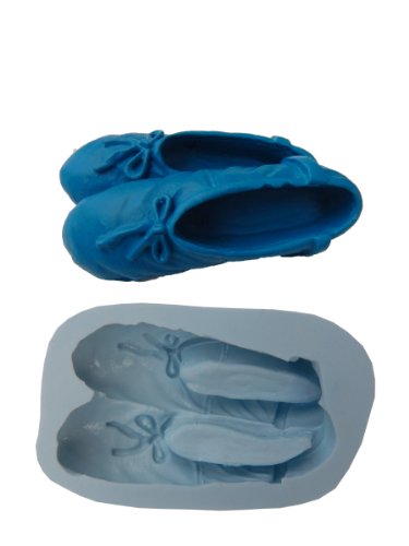 O.K Molds silicone ballerina shoe cake decorating fondant gompaste M4709